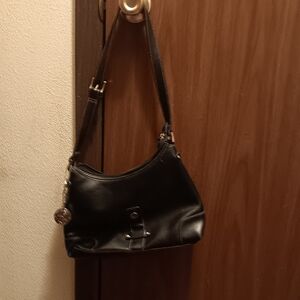 Black leather Duck head bag
